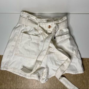 Zara button shorts